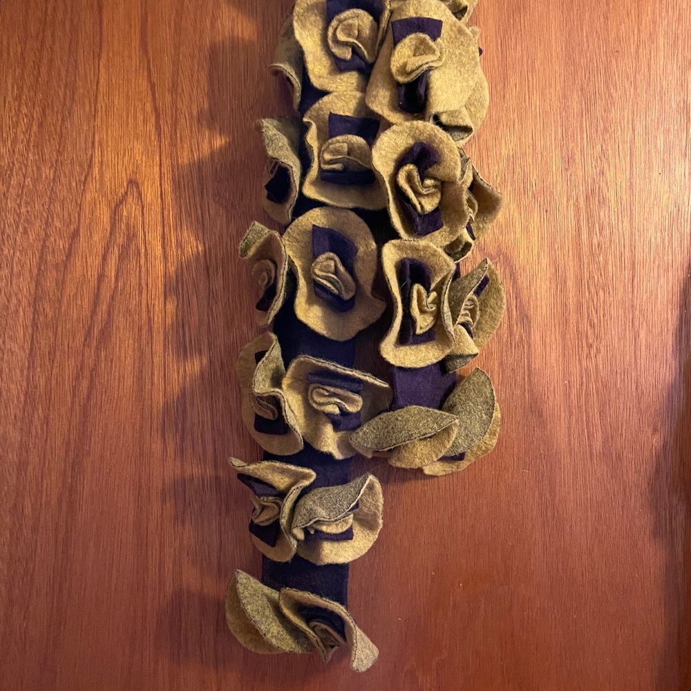 Vintage Italian wool scarf